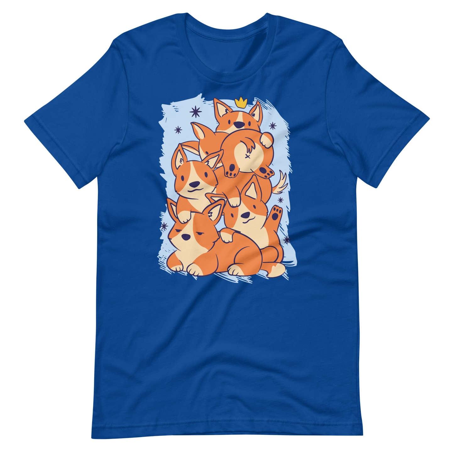 Cute Corgi dogs stack | Unisex t-shirt