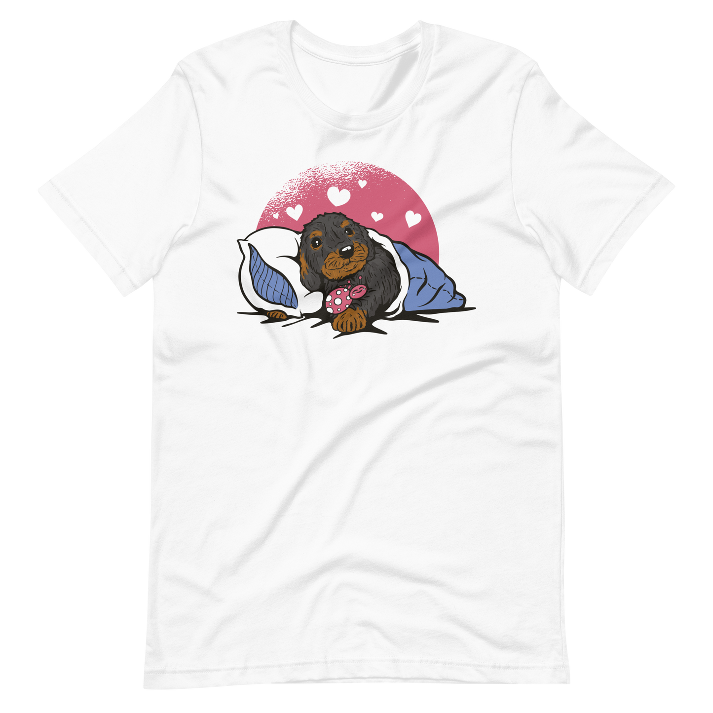 Sleepy Dachshund Dog | Unisex t-shirt