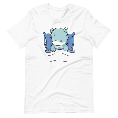 Cute sleeping cat cartoon | Unisex t-shirt