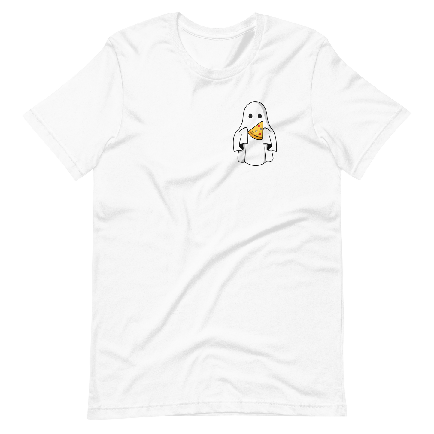 Ghost boo with pizza | Unisex t-shirt - F&B