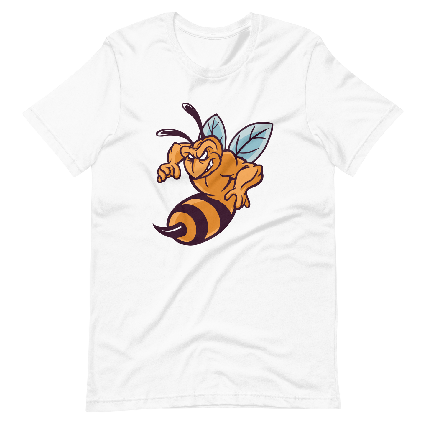 Angry bee animal cartoon | Unisex t-shirt