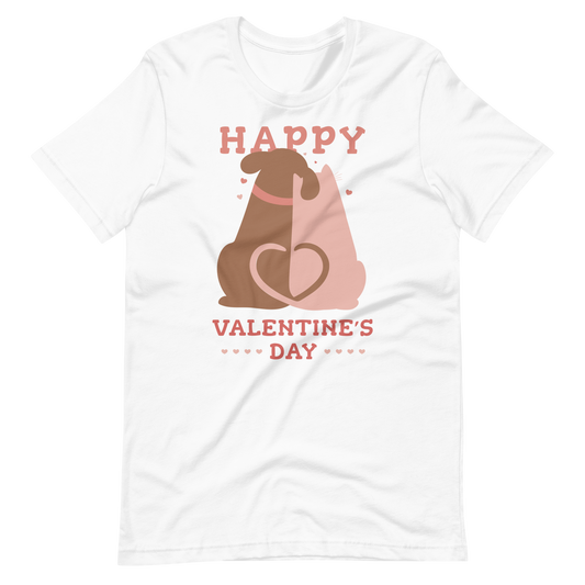 Happy Valentine's day pets | Unisex t-shirt