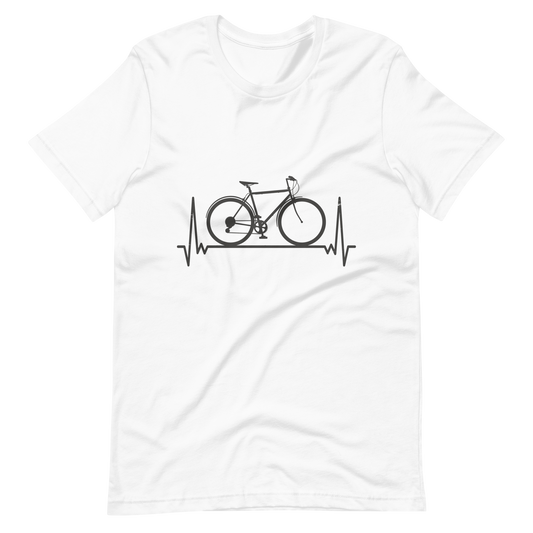 Heartbeat bike | Unisex t-shirt