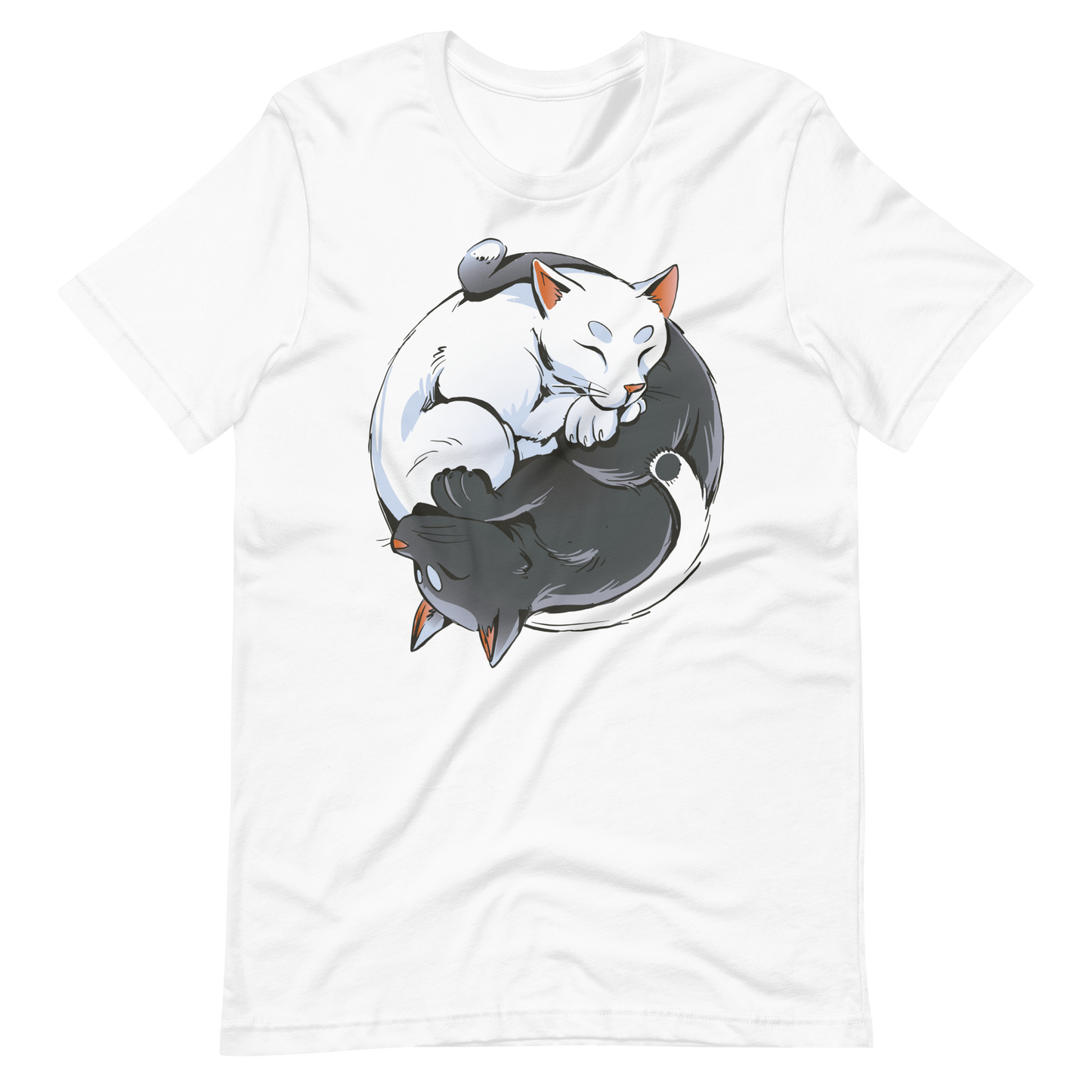 Yin yang cat animals | Unisex t-shirt