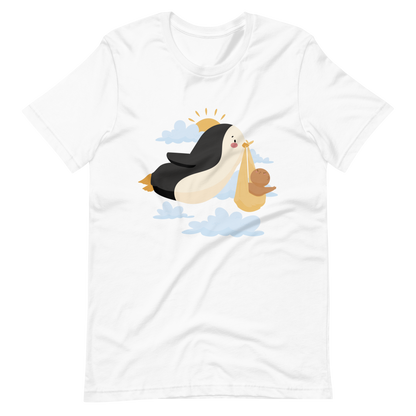 Penguin stork baby | Unisex t-shirt