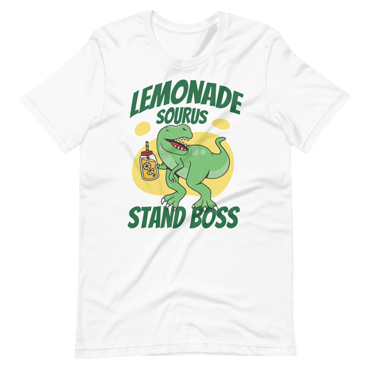 Lemonade dinosaur cartoon | Unisex t-shirt