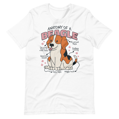 Beagle anatomy | Unisex t-shirt