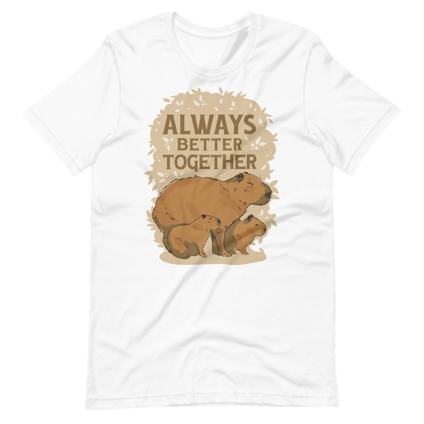 Capybara family quote | Unisex t-shirt