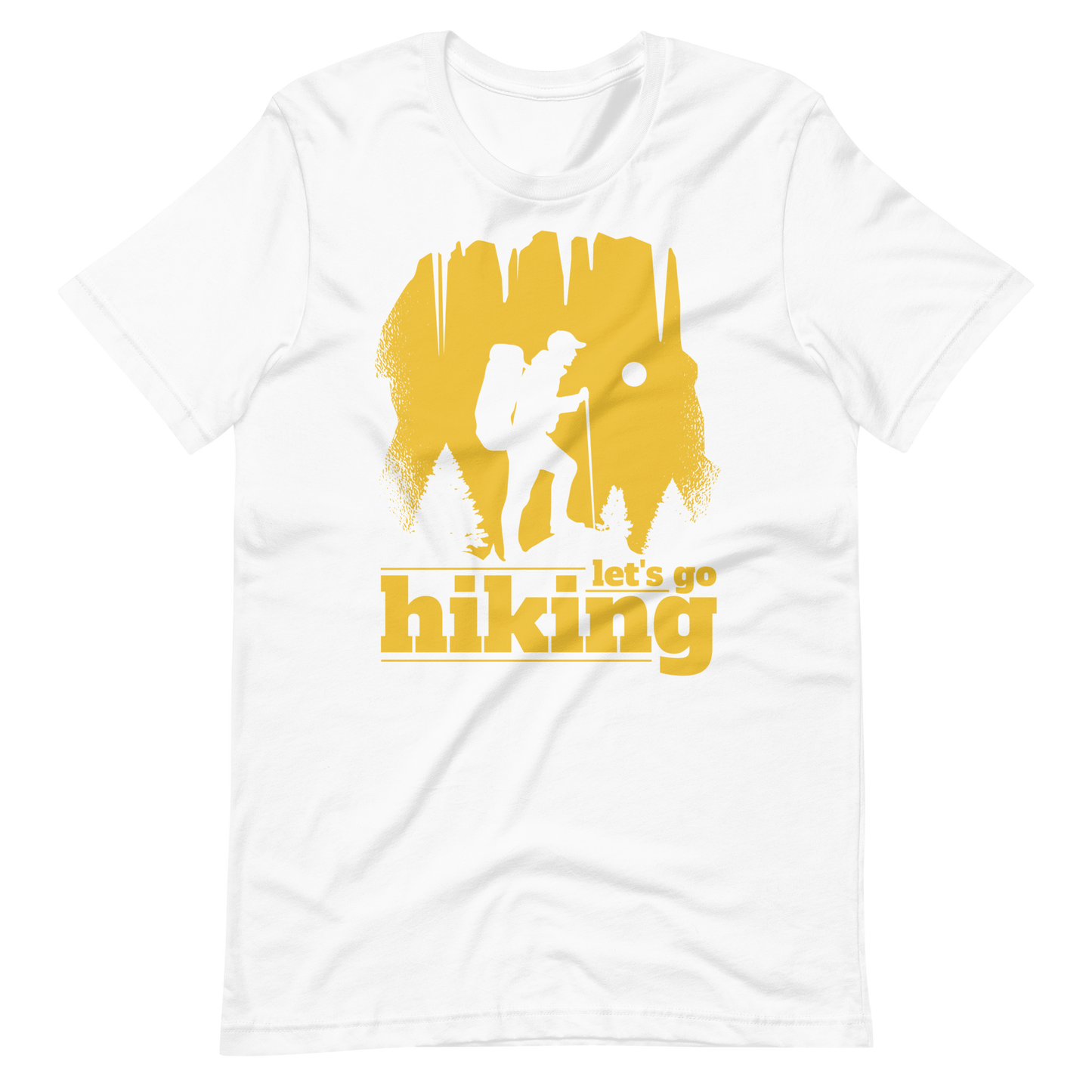 Hiking silhouette | Unisex t-shirt