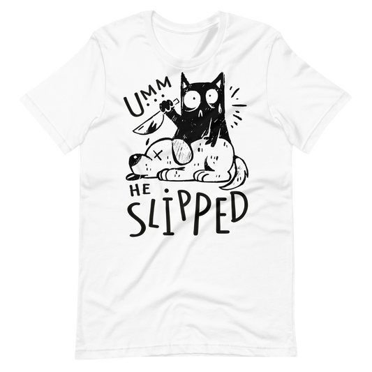 Cat killing dog | Unisex t-shirt