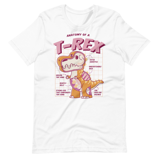 T-rex anatomy funny | Unisex t-shirt