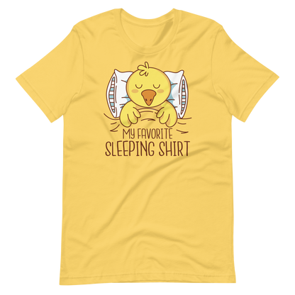 Duck sleeping in bed | Unisex t-shirt