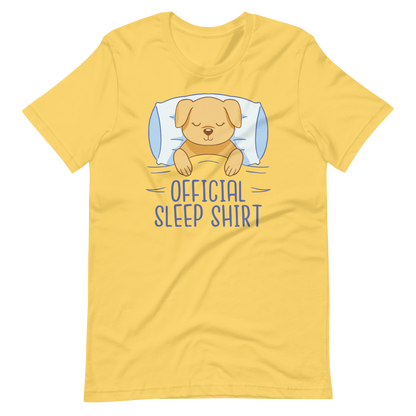 Official sleep shirt dog | Unisex t-shirt