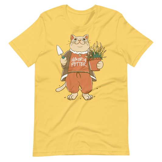 Cat animal with plant | Unisex t-shirt