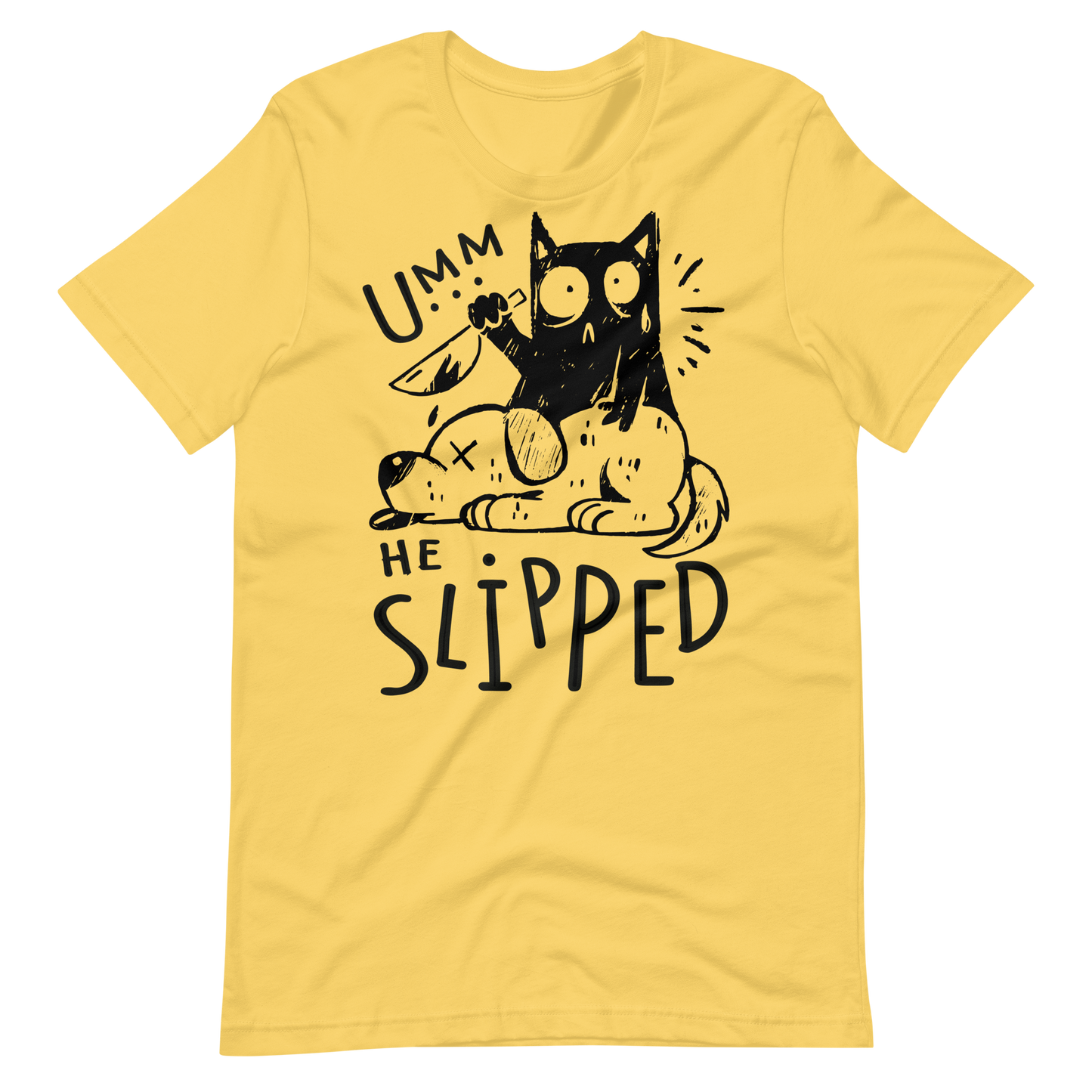 Cat killing dog | Unisex t-shirt