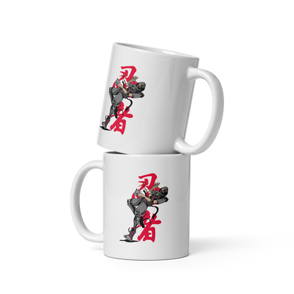 Ninja | White glossy mug