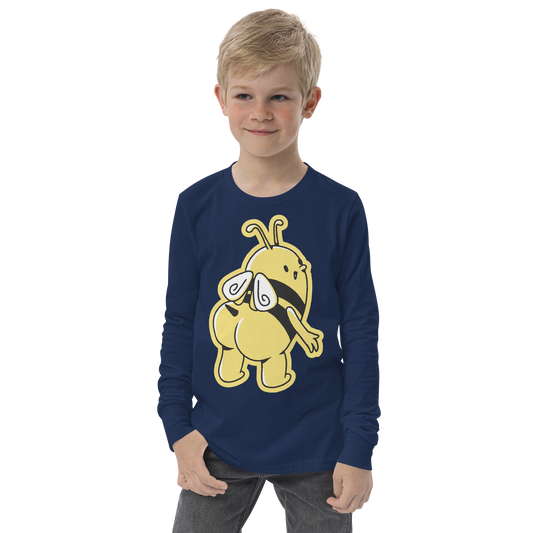Bee butt character | Youth Long Sleeve Tee