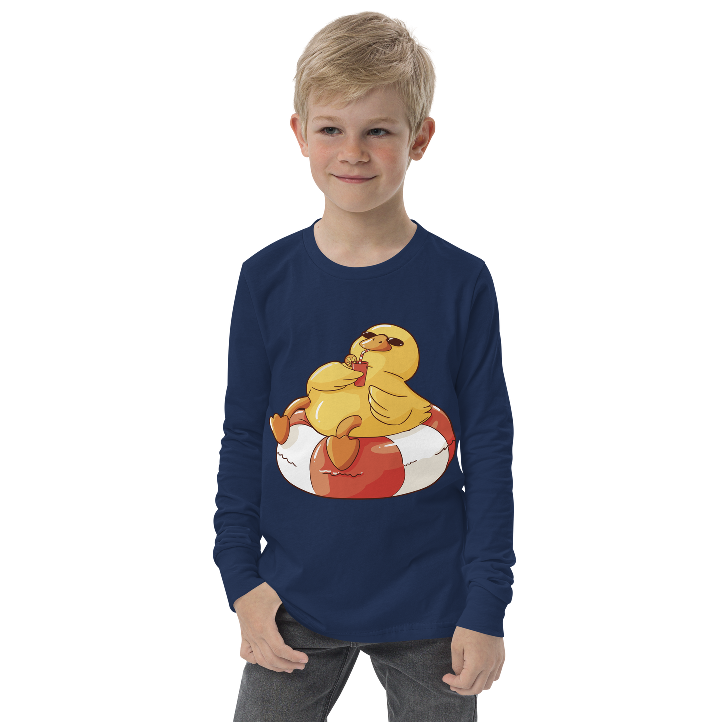 Holiday rubber duck | Youth Long Sleeve Tee
