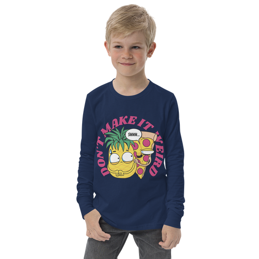 Pizza and pineapple food | Youth Long Sleeve Tee