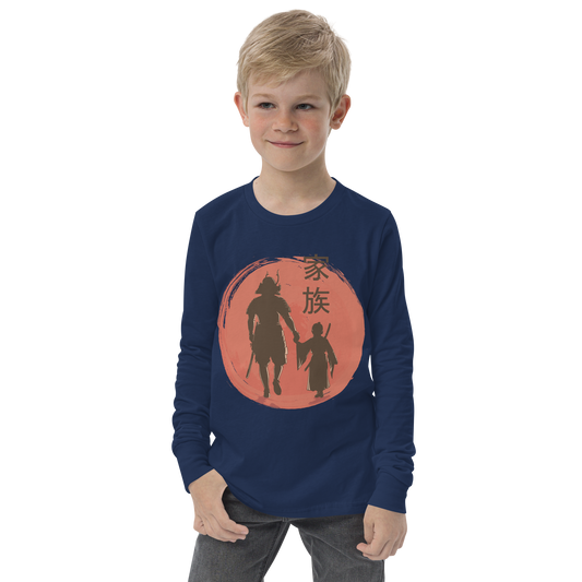 Samurai father and son | Youth Long Sleeve Tee