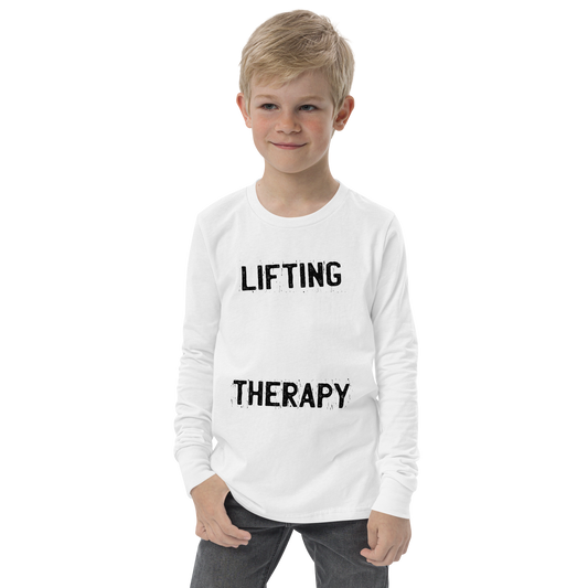 Weightlifting therapy | Youth Long Sleeve Tee