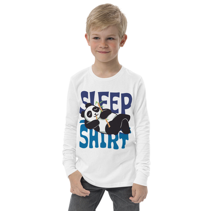 Sleep shirt panda | Youth Long Sleeve Tee