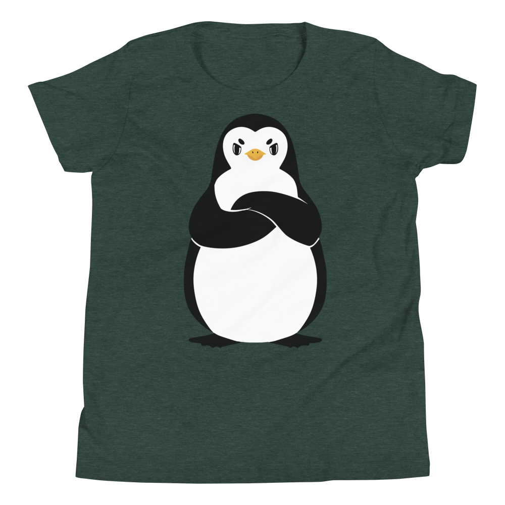 Angry penguin | Youth Short Sleeve T-Shirt